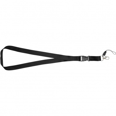 Logotrade werbemittel das Foto: Sagan Lanyard mit abnehmbarer Schnalle und Handyband