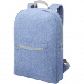 Pheebs 450 g/m² recycelter Rucksack 10L, Marineblau meliert