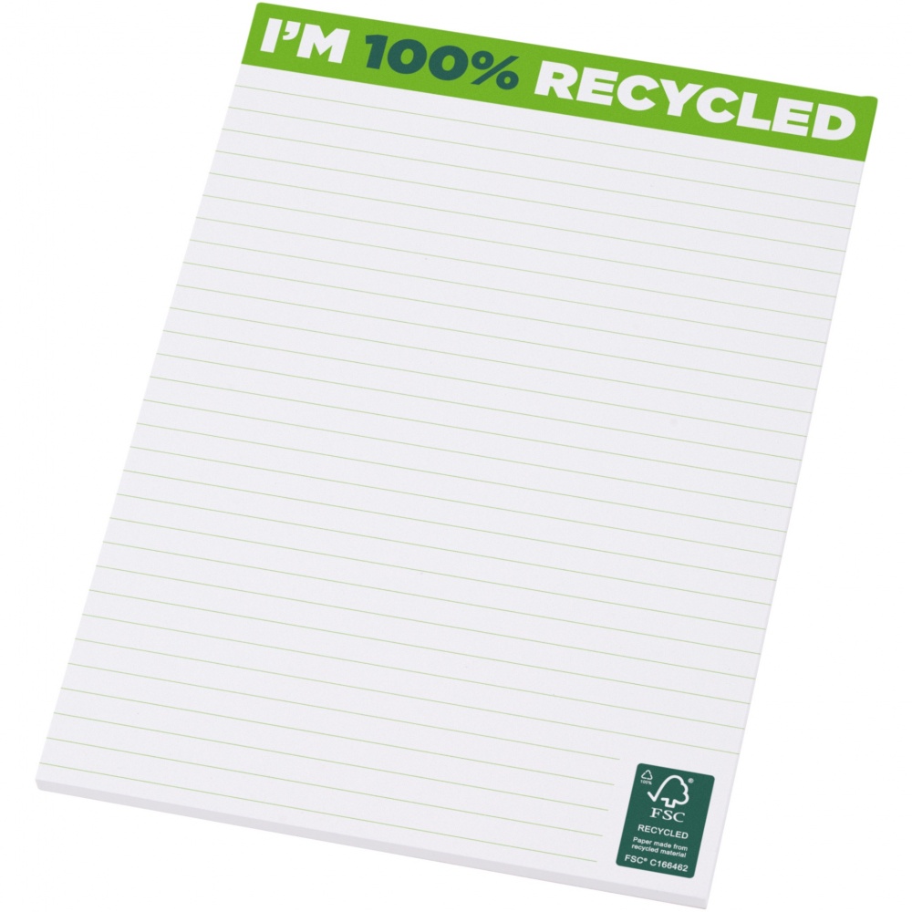 Logotrade Werbegeschenke das Foto: Desk-Mate® A5 recycelter Notizblock