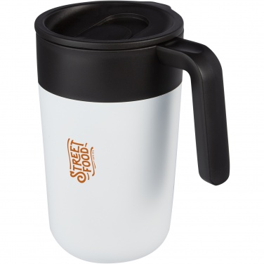 Logotrade Werbeartikel das Foto: Nordia 400 ml doppelwandiger Becher aus Recyclingmaterial