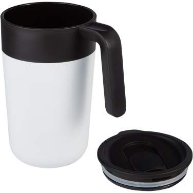 Logotrade werbemittel das Foto: Nordia 400 ml doppelwandiger Becher aus Recyclingmaterial