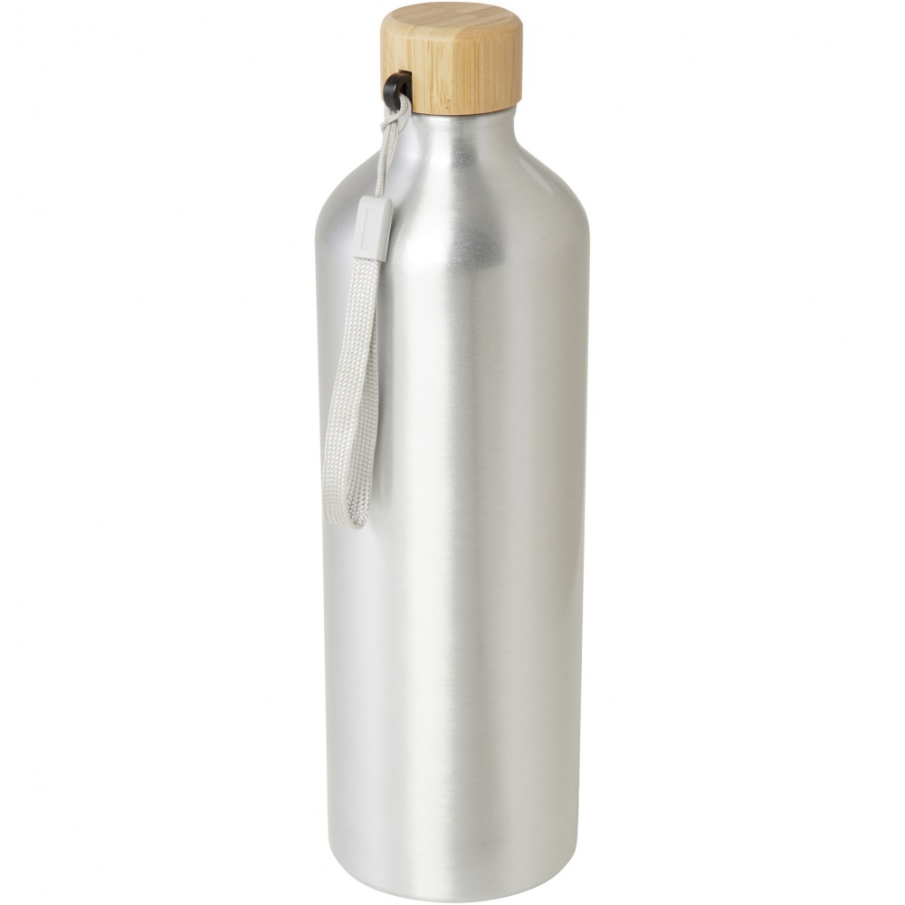Logotrade Werbeartikel das Foto: Malpeza 1L RCS-zertifizierte Wasserflasche aus recyceltem Aluminium 