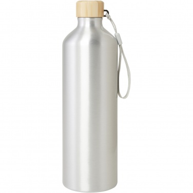 Logotrade Logogeschenke das Foto: Malpeza 1L RCS-zertifizierte Wasserflasche aus recyceltem Aluminium 