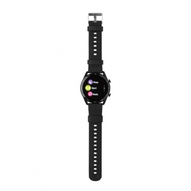 Logotrade Logogeschenke das Foto: Runde Fit Watch aus RCS recyceltem TPU