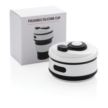 Logotrade Geschäftsgeschenke das Foto: faltbarer Silikon-Becher