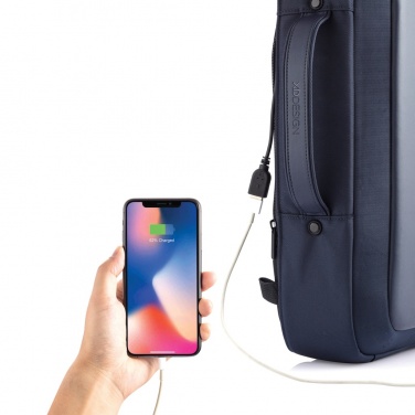 Logotrade werbemittel das Foto: Bobby Bizz Anti-Diebstahl Rucksack & Aktentasche