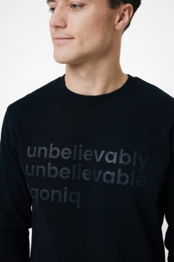 Logotrade Werbeartikel das Foto: Iqoniq Zion Rundhals-Sweater aus recycelter Baumwolle