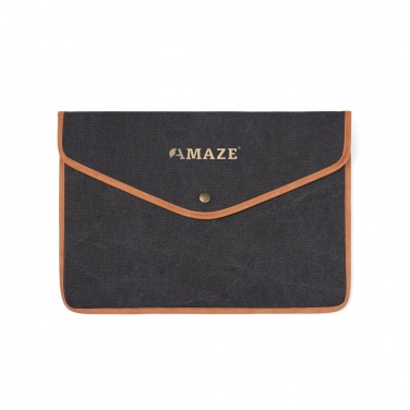 Logotrade Werbegeschenke das Foto: VINGA Bosler 16" Laptop-Tasche aus GRS recyceltem Canvas