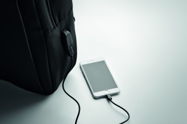 Logotrade Logogeschenke das Foto: Laptop Rucksack 300D RPET