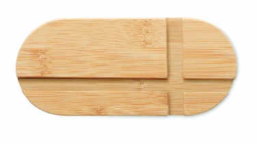 Logotrade Logogeschenke das Foto: Tablet/Phone Halter Bambus