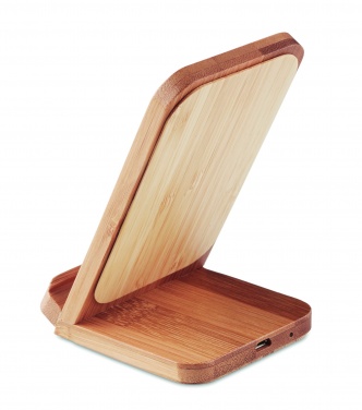 Logotrade Werbegeschenke das Foto: Smartphone Halter Ladestation 5W WIRESTAND