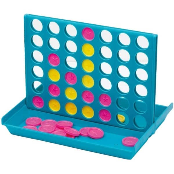 Logotrade Firmengeschenke das Foto: 4 in einer Reihe Spiel GENK