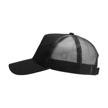 Logotrade Geschäftsgeschenke das Foto: Trucker-Cap aus recycelter Baumwolle