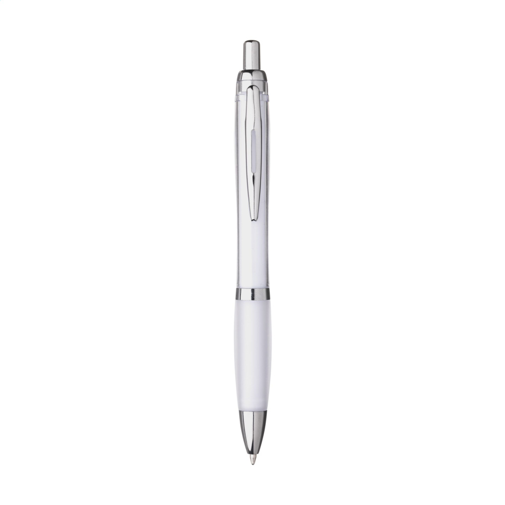 Logotrade Werbegeschenke das Foto: Athos Solid GRS recycelter ABS-Stift