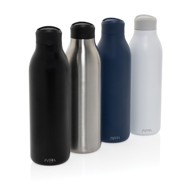 Logotrade Logogeschenke das Foto: Avira Alok 600ml Wasserflasche aus RCS rec. 360 Stahl