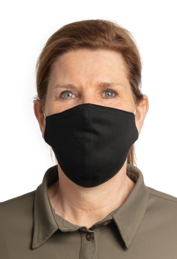 Logotrade Firmengeschenke das Foto: Wiederverwendbare 2-lagige Baumwoll-Gesichtsmaske