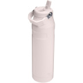 Stanley IceFlow™ 2.0 1,06 Liter Wasserflasche mit Flip-Trinkhalm, Hellrosa