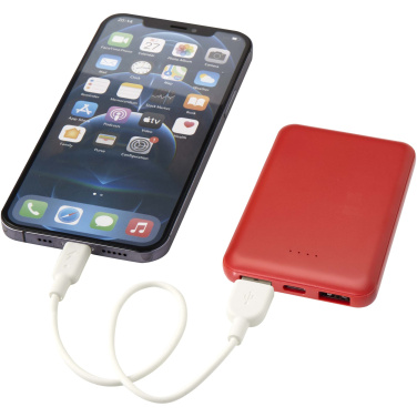 Logotrade Werbeartikel das Foto: Asama 5000 mAh Typ-C Powerbank aus recyceltem Kunststoff