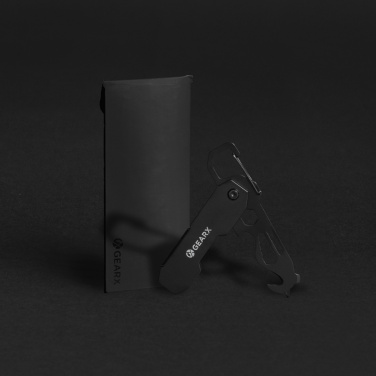 Logotrade Logogeschenke das Foto: Gear X faltbares EDC-Werkzeug mit Karabinerhaken