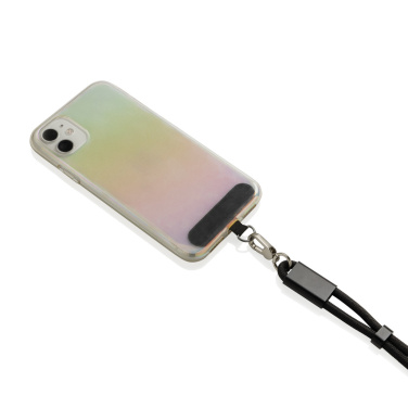 Logotrade Werbegeschenke das Foto: LoopAmp 60W Handgelenksband für Smartphones aus RCS rPET