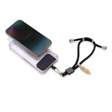 Logotrade Geschäftsgeschenke das Foto: CarryLoop verstellbares Handy-Armband aus RCS rec. PET