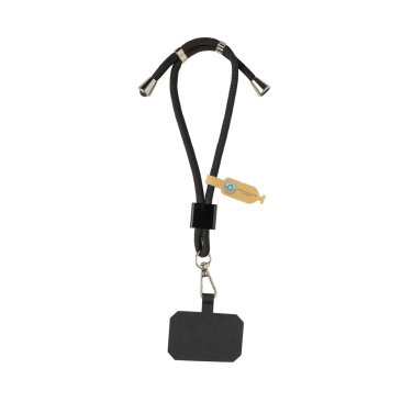 Logotrade Geschäftsgeschenke das Foto: CarryLoop verstellbares Handy-Armband aus RCS rec. PET