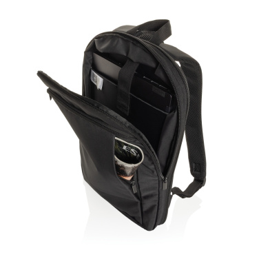 Logotrade Geschäftsgeschenke das Foto: Flexpack Aware™ Expandable Slim RPET 15,6" Laptop-Rucksack