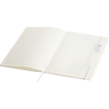 Logotrade Werbeartikel das Foto: Legato Elegance A5 Hardcover Notizbuch mit Tintenroller Set