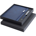 Legato Elegance A5 Hardcover Notizbuch mit Tintenroller Set, Ozeanblau2 / Weiß
