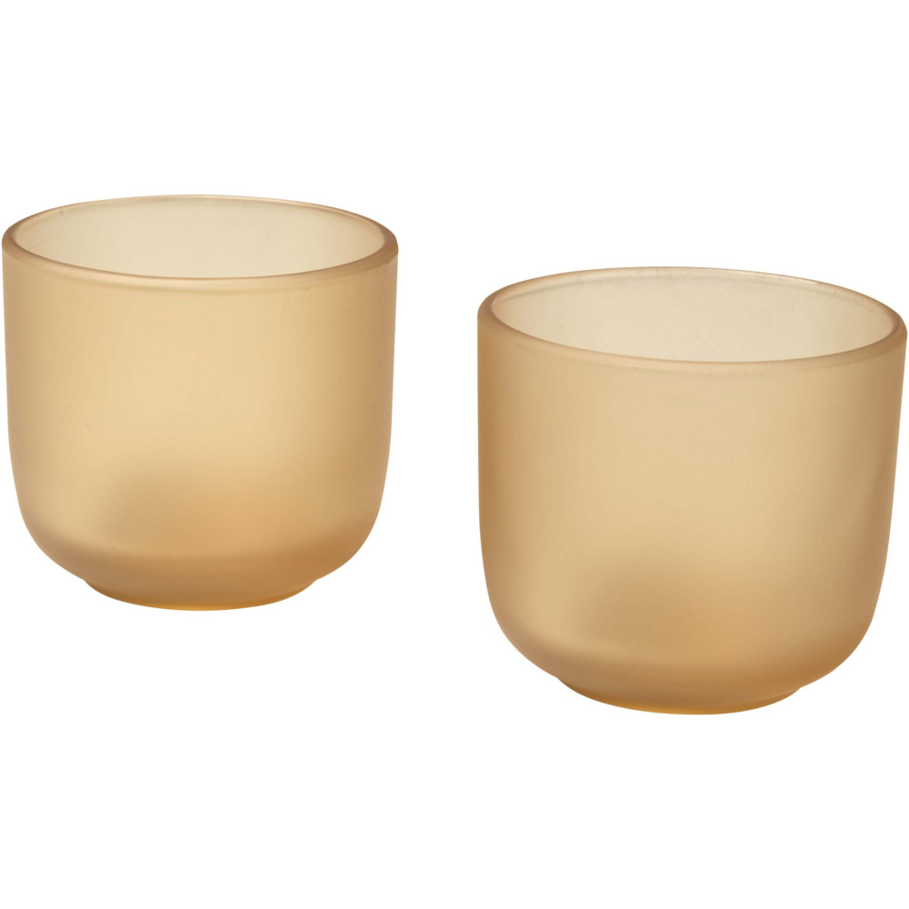 Logotrade Logogeschenke das Foto: Mal 200 ml Glasbecher – 2er-Set