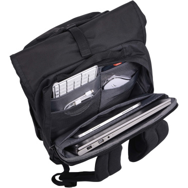 Logotrade Firmengeschenke das Foto: Case Logic Variate 17" erweiterbarer Rolltop Laptop Rucksack aus recyceltem Material