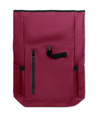 Logotrade Werbeartikel das Foto: Rolltop-Rucksack 600D RPET