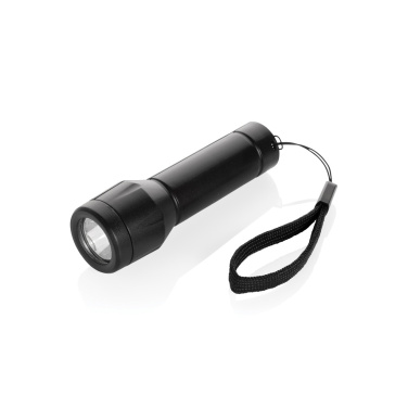 Logotrade Firmengeschenke das Foto: Flara USB-aufladbare Taschenlampe aus RCS recyceltem ABS
