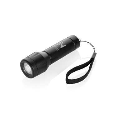 Logotrade Firmengeschenke das Foto: Flara USB-aufladbare Taschenlampe aus RCS recyceltem ABS