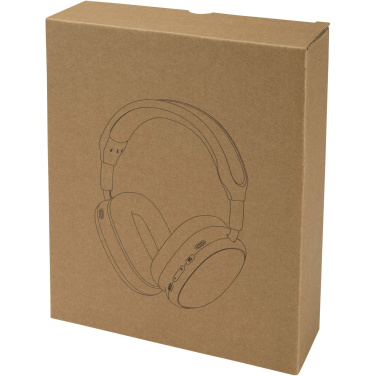 Logotrade Geschäftsgeschenke das Foto: Alzir Over-Ear Wireless Bluetooth® Headset aus recyceltem Kunststoff