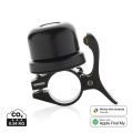 Bikefinder Dual RCS Fahrradklingel mit weltweiter Ortung, Schwarz