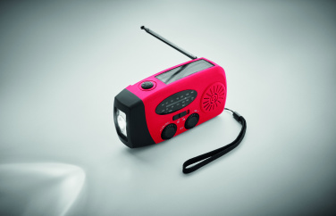 Logotrade Geschäftsgeschenke das Foto: AM/FM Radio SOS mit Taschenlampe