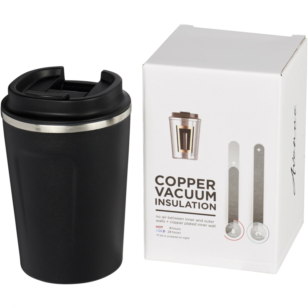 Logo trade business gifts image of: Leak-proof copper vacuum insulated tumbler Thor, 360 ml