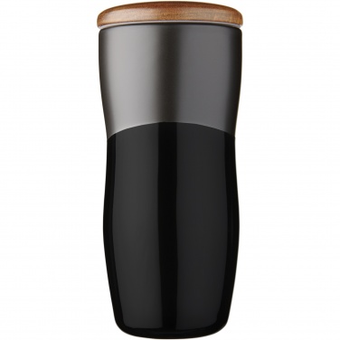 Logotrade advertising products photo of: Double-walled ceramic tumbler Reno 370 ml