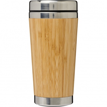 Logotrade promotional giveaways photo of: Bambus 450 ml tumbler with bamboo outer