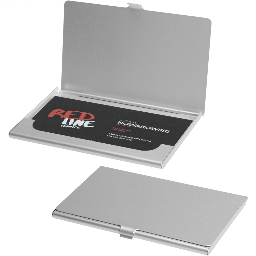Logo trade promotional gifts picture of: Shanghai business card holder