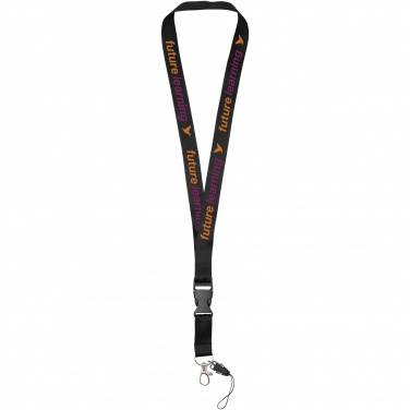 Logo trade corporate gift photo of: Sagan phone holder lanyard with detachable buckle