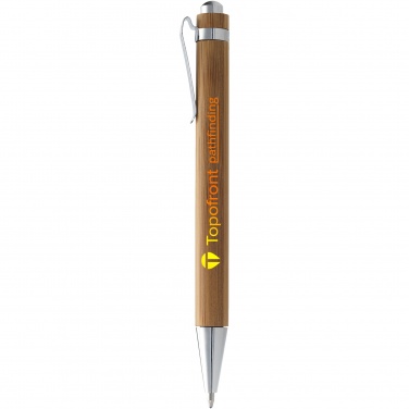 Logo trade promotional merchandise image of: Celuk bamboo ballpoint pen