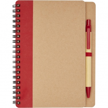 Logo trade promotional merchandise image of: Priestly recycled notebook with pen