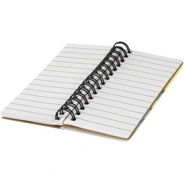 Logotrade promotional items photo of: Spinner spiral notebook with coloured sticky notes
