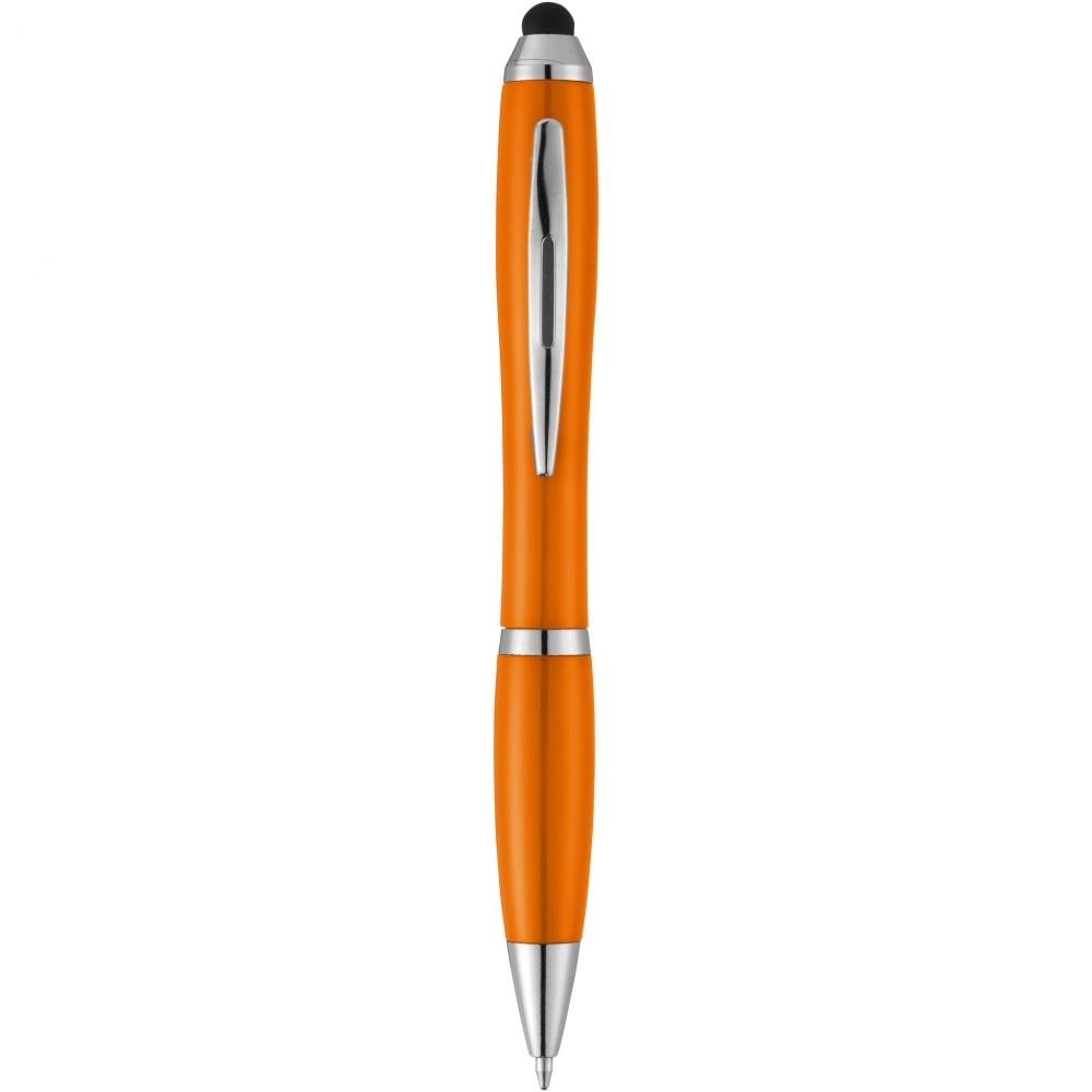 Logotrade promotional merchandise picture of: Nash stylus ballpoint pen with coloured grip