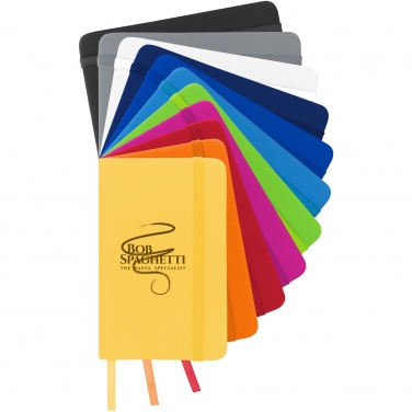 Logo trade promotional item photo of: Spectrum A6 hard cover notebook