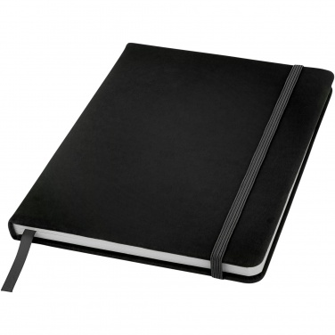 Logo trade corporate gifts image of: Spectrum A5 notebook with blank pages