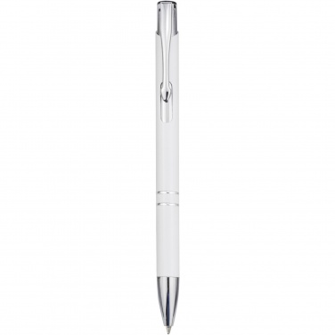 Logotrade promotional gift image of: Moneta aluminium click ballpoint pen (blue ink)