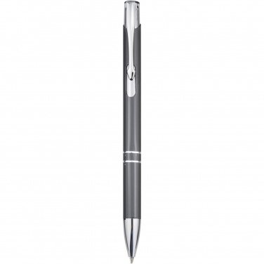 Logotrade promotional giveaway picture of: Moneta aluminium click ballpoint pen (blue ink)
